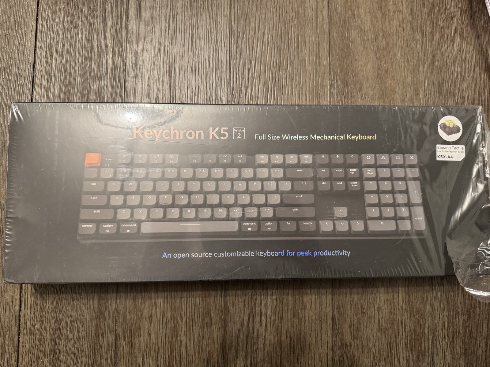 Keychron K5 Pro Wireless Mechanical Keyboard Banana Tactile Switches - Brand New