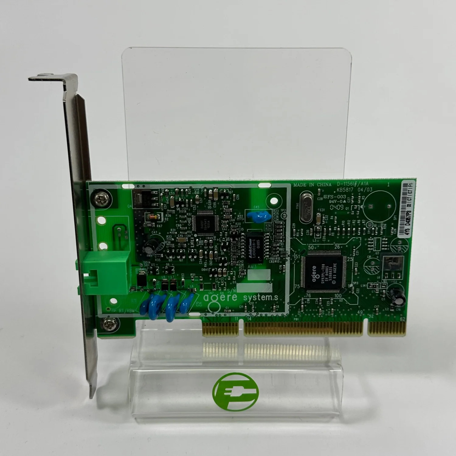 Agere Systems D-1156/A1A RJ-11 56K PCI Internal Modem LAN Card 5187-5216