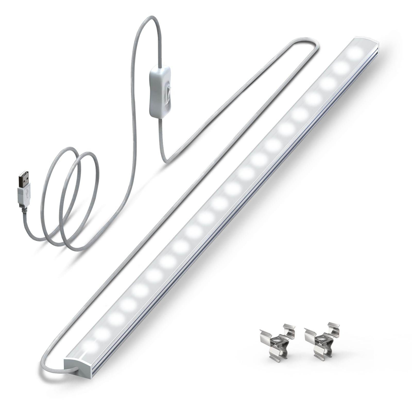 YOOPAI 3D Printer Enclosure LED Light, Lights Strip USB 6-Light, White