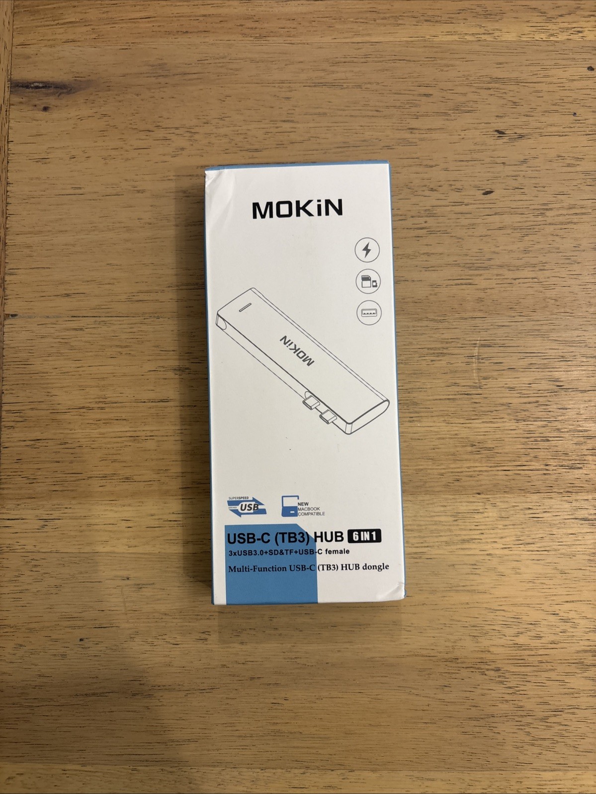 MOKiN USB-C Hub 7-in-1 Adapter with HDMI, USB 3.0, SD Card Reader