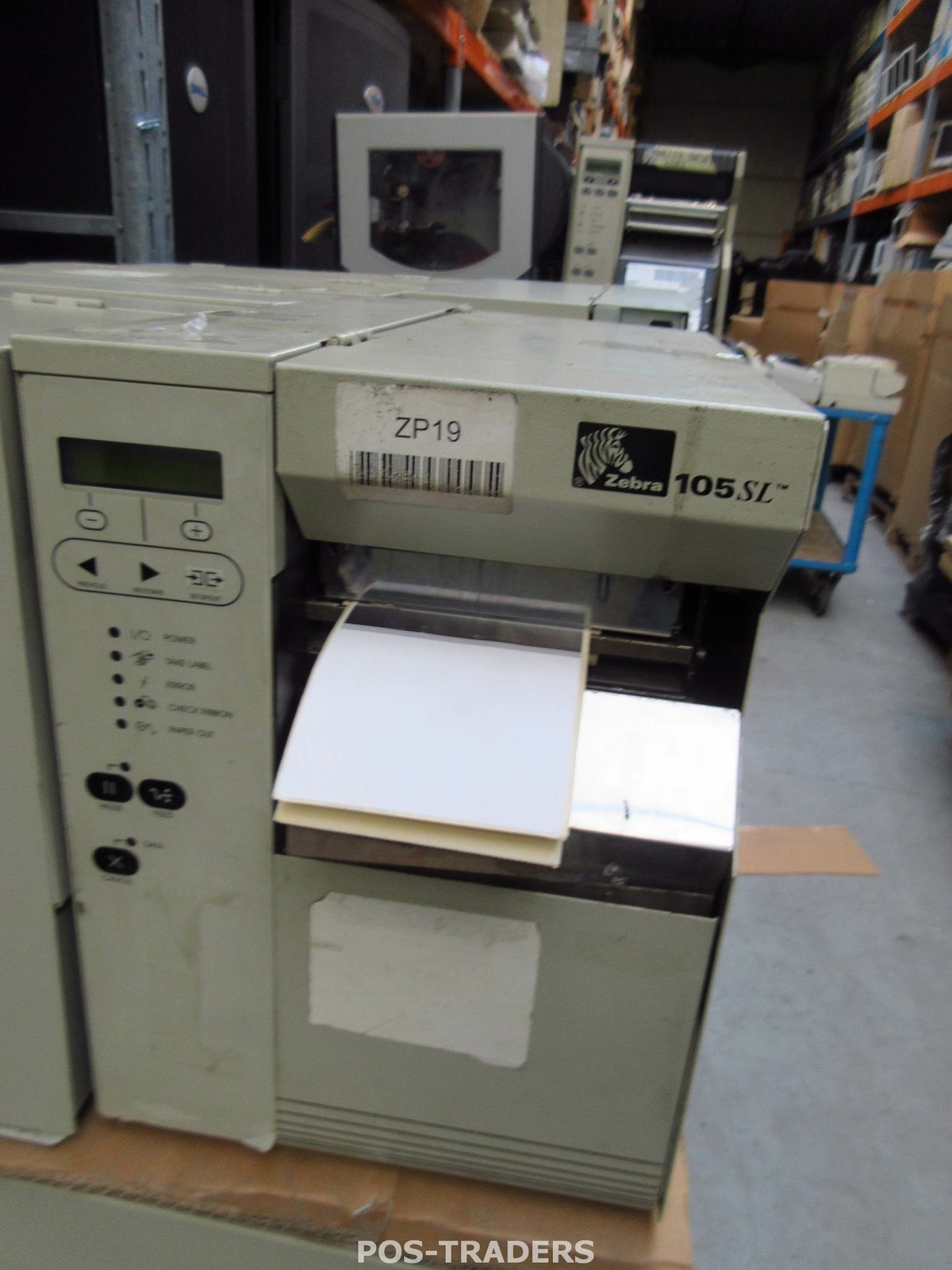 Zebra 105SL Thermal 114mm Label Printer Parallel Serial TESTED 10500-200E-0000 