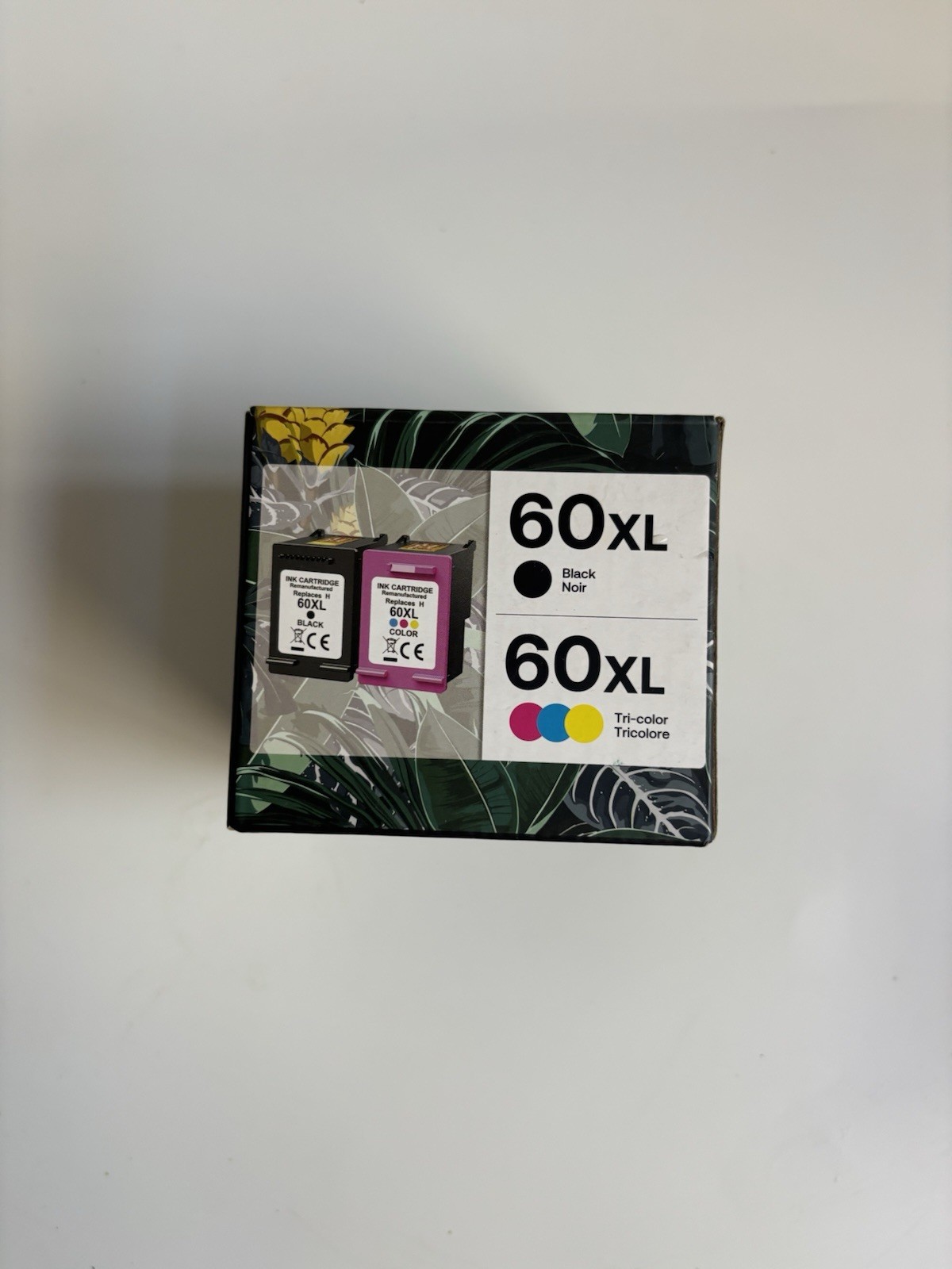 60XL Ink Cartridges High Yield for HP Envy, Desk Jet, Photosmart Exp 8/26