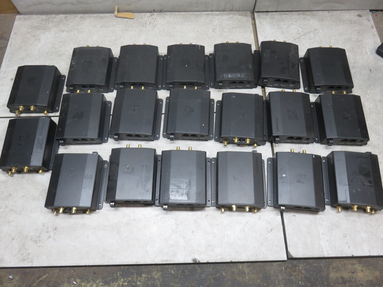 LOT OF 20 Pepwave MAX BR1 MINI LTE Cellular Router MAX-BR1-MINI-LTE-US-T