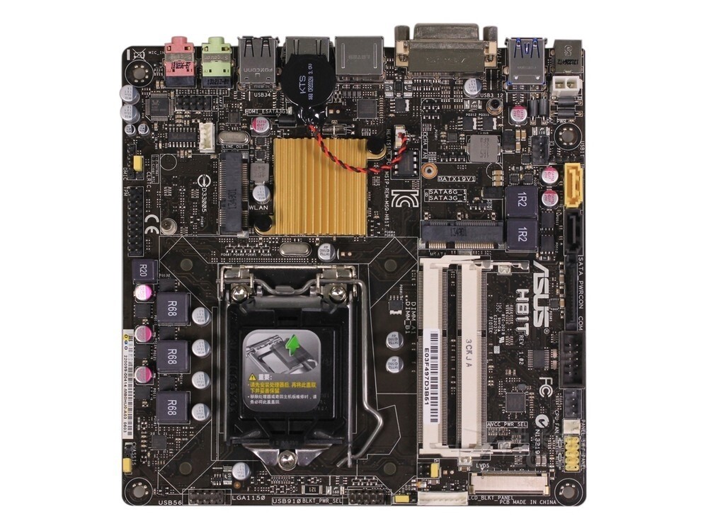 For Asus H81T Motherboard All-In-One Mini-ITX MSATA LVDS DC Power Supply Tested