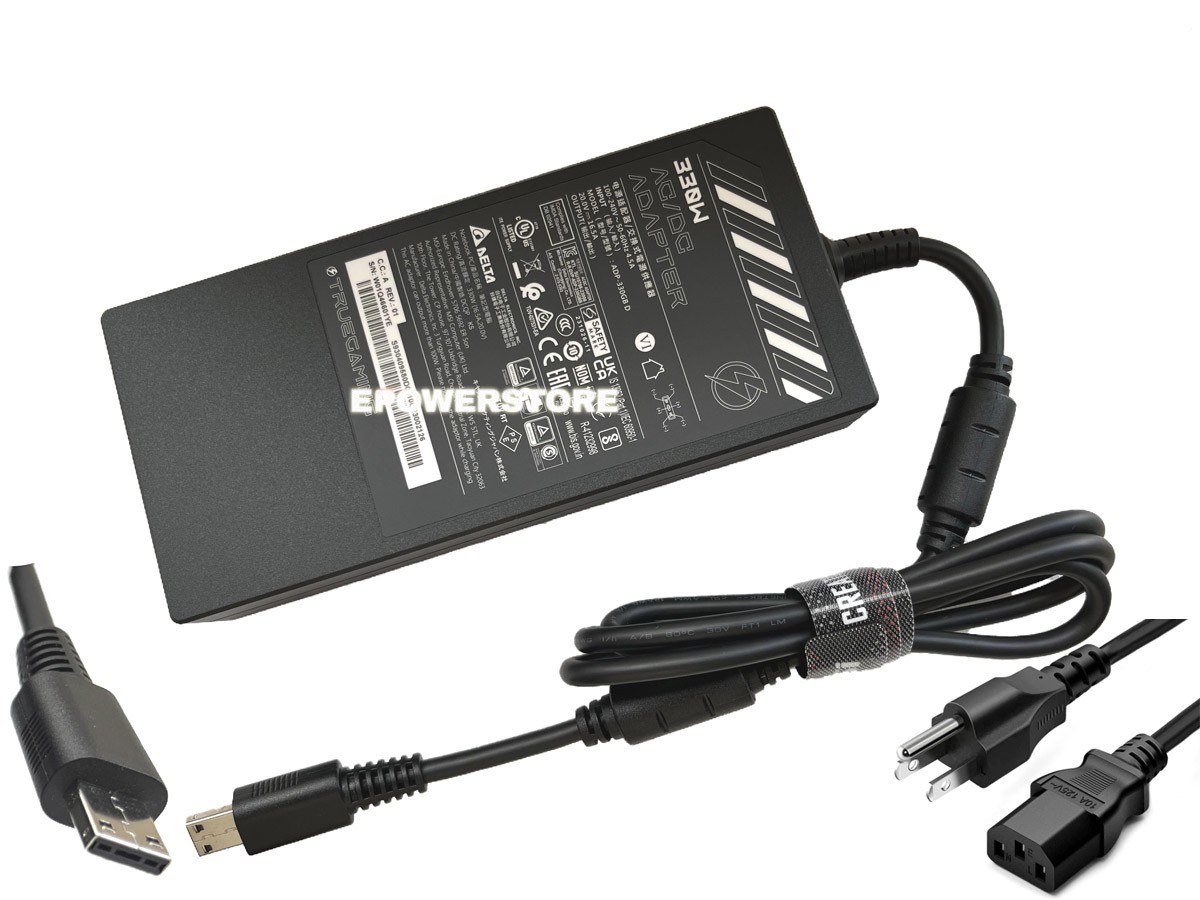 330W 16.5A MSI AC Adapter Charger For MSI Vector 16 HX A14VHG-278US Power Supply