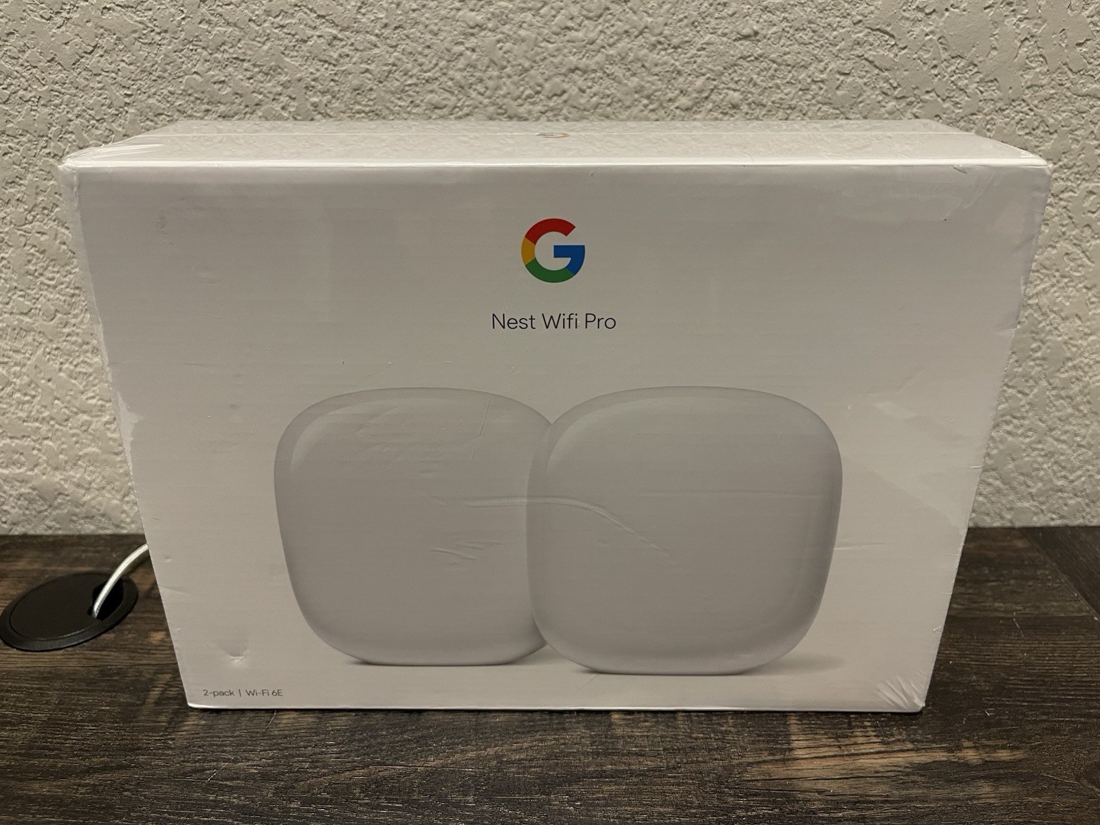 NEW Google Nest Wifi Pro Wi-Fi 6E AXE5400 Mesh Router 2-Pack Snow GA03689-US