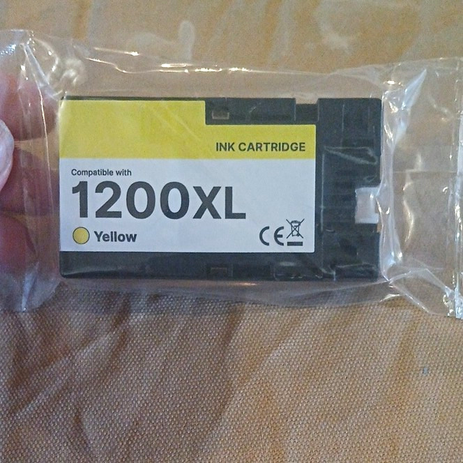 1200XL Compatible Inkjet Ink Cartridge Yellow Replacement Cartridge