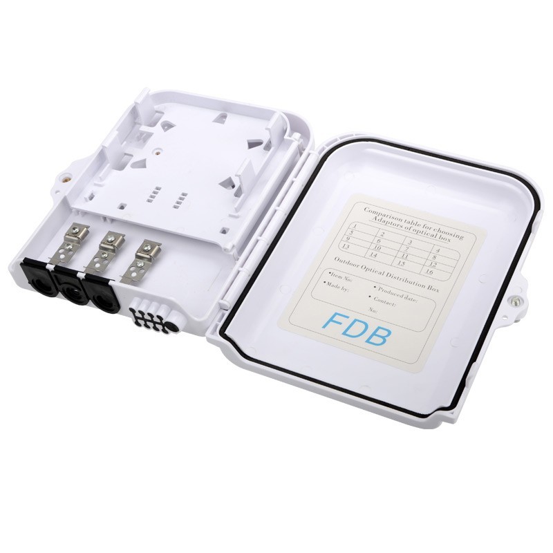 Outdoor 8 Ports FTTH Box Water Proof Fiber Terminal Box 8 Cores 1x8 Splitter Box