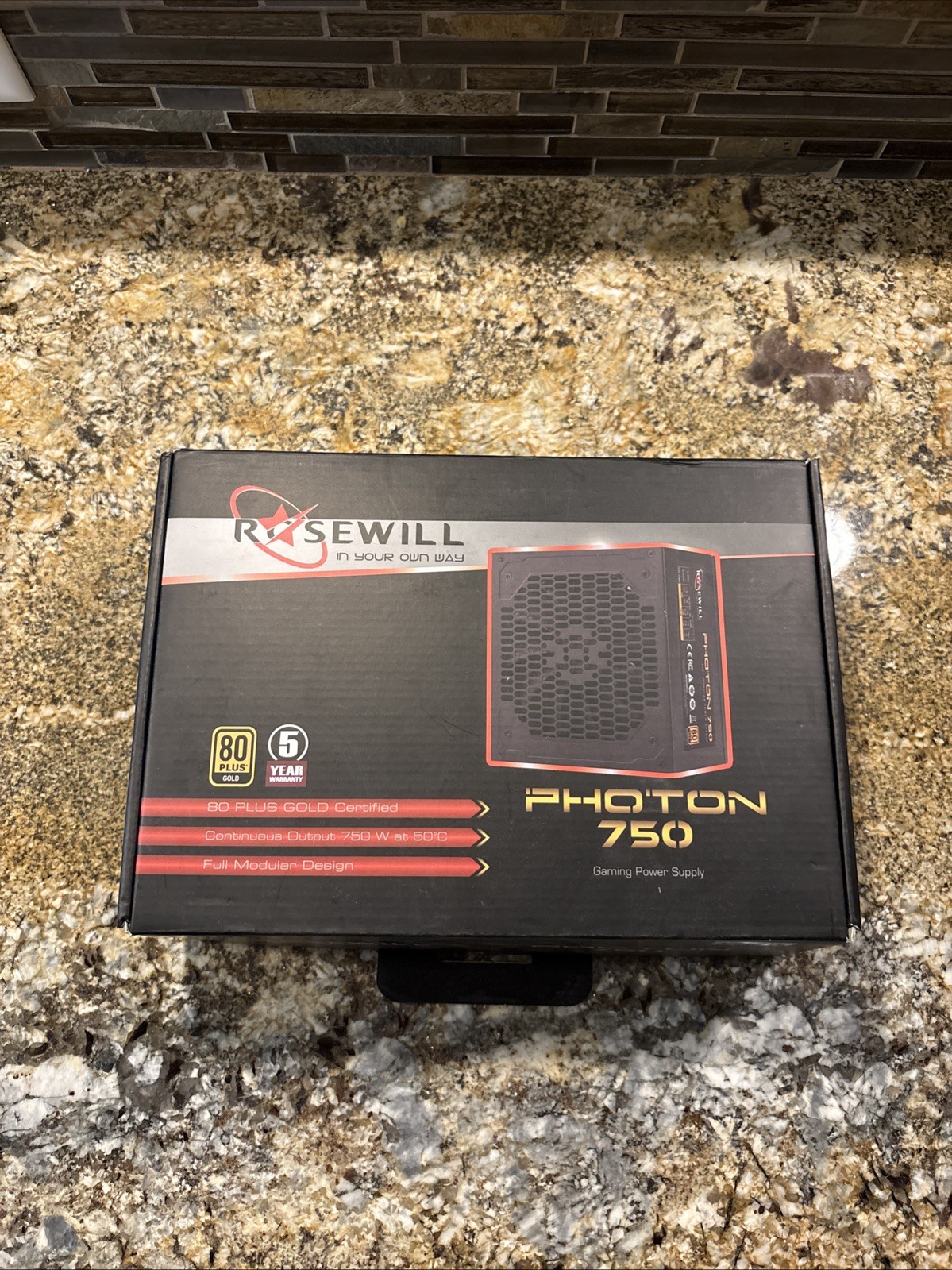ROSEWILL  PHOTON 750W 80PLUS Full Modular Gaming Power Supply NEW IN BOX UNUSED