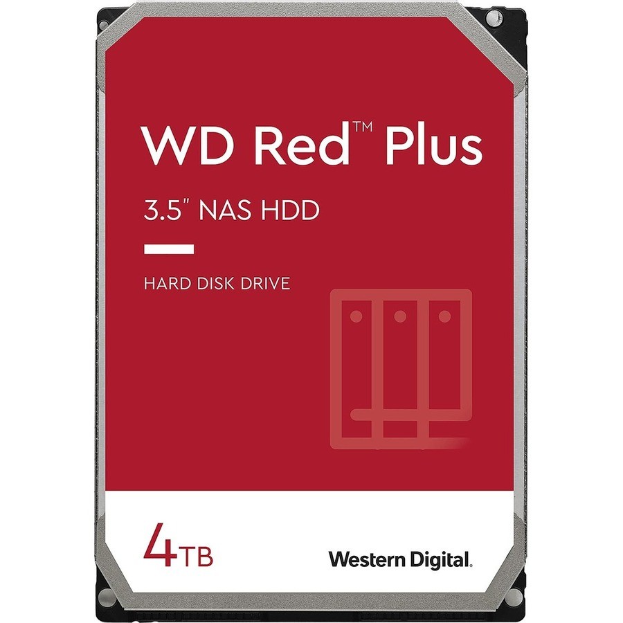 WD Red Plus WD40EFRX 4TB 3.5" Internal SATA (SATA/600) Hard Drive