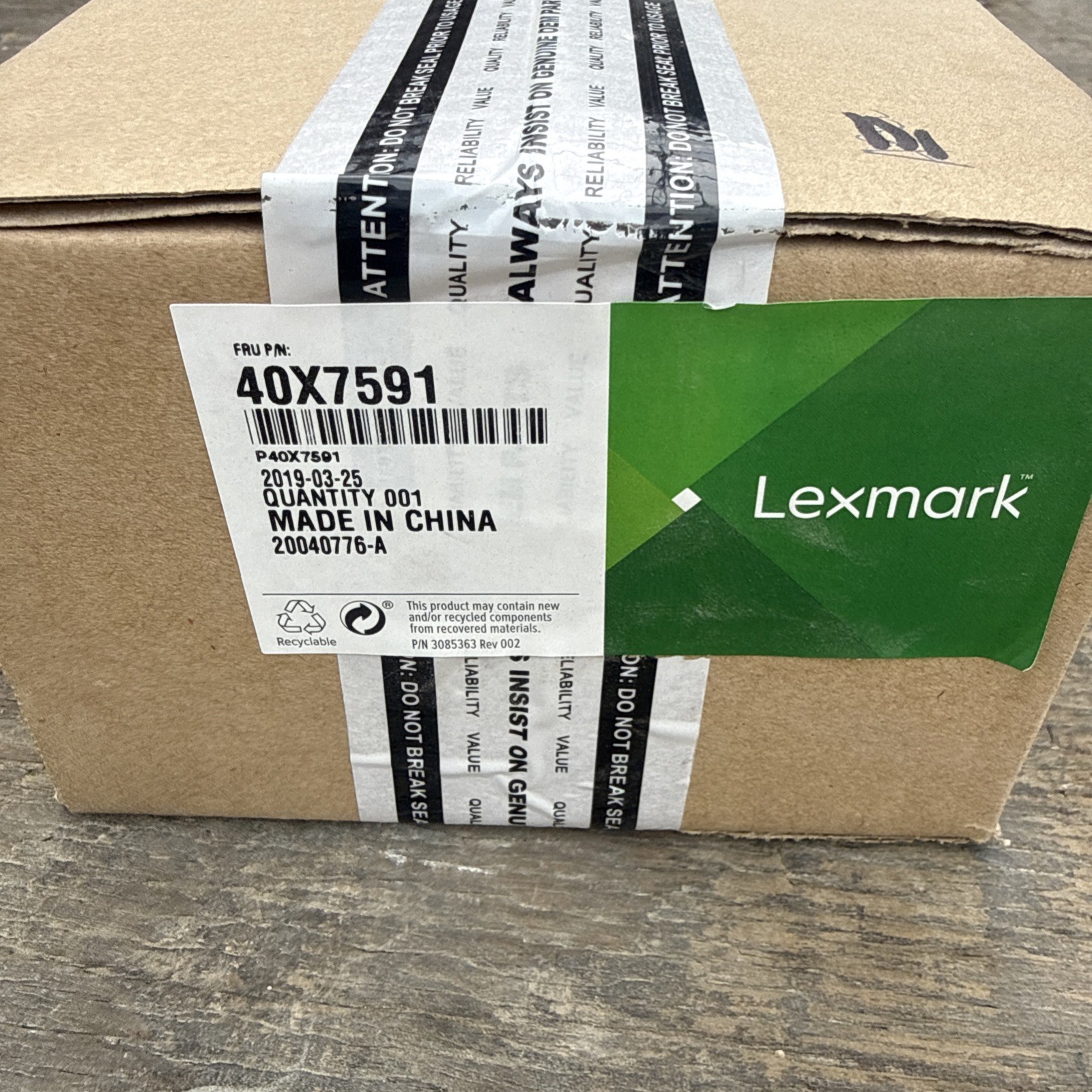 NEW Genuine Lexmark Media Feeder Motor 40X7591