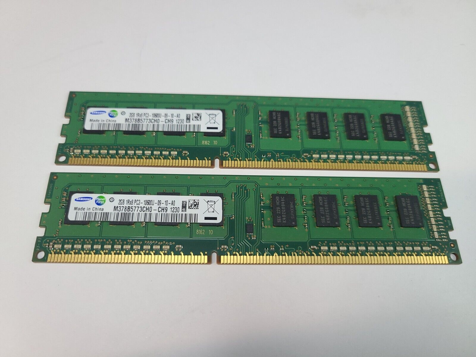 Samsung 4GB (2x2GB) DDR3 1333MHz Desktop Ram Memory | M378B5773CH0-CH9 | Tested