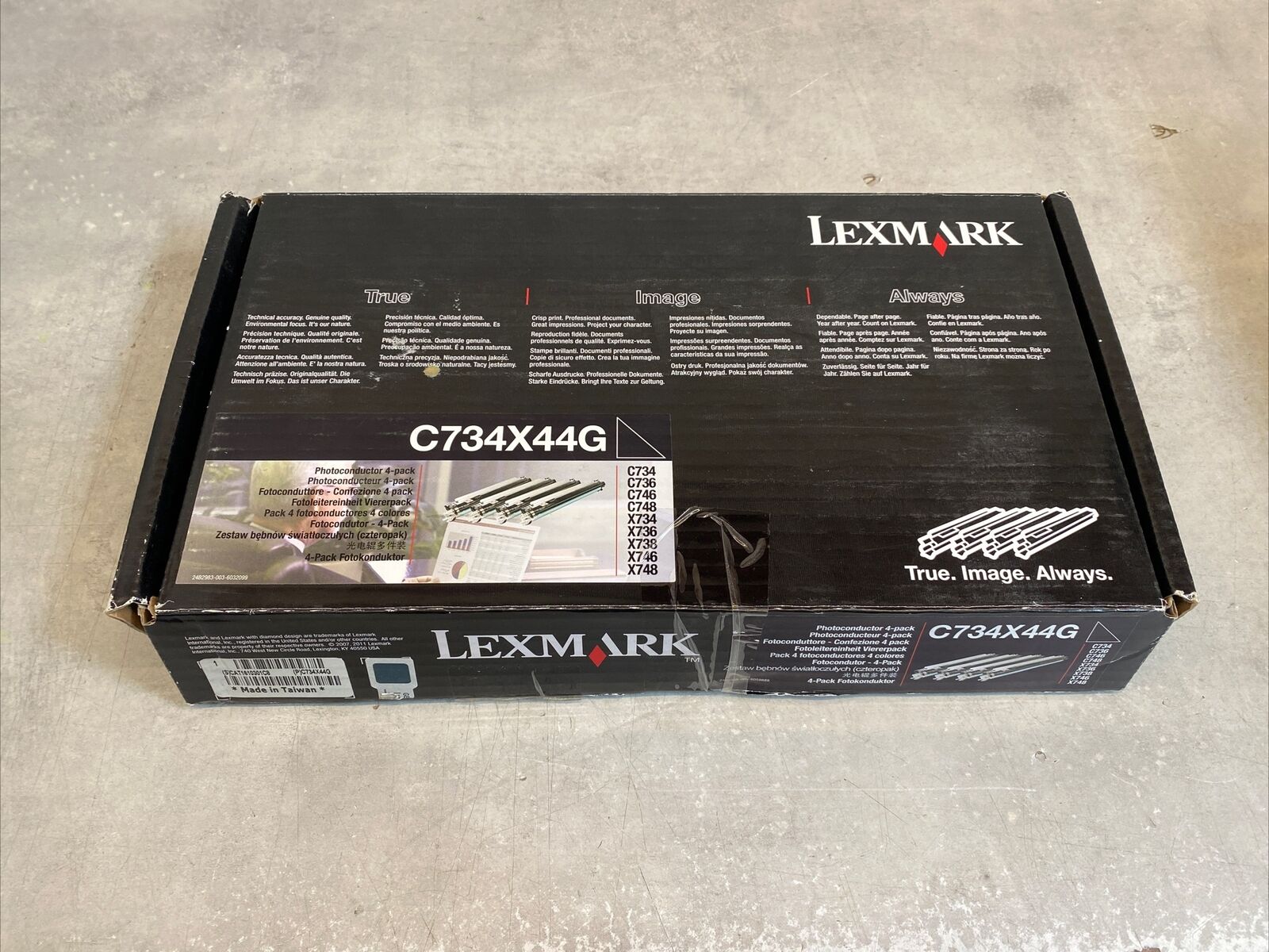 New Open Box - Genuine Lexmark C734X44G Photo Conductor Pack