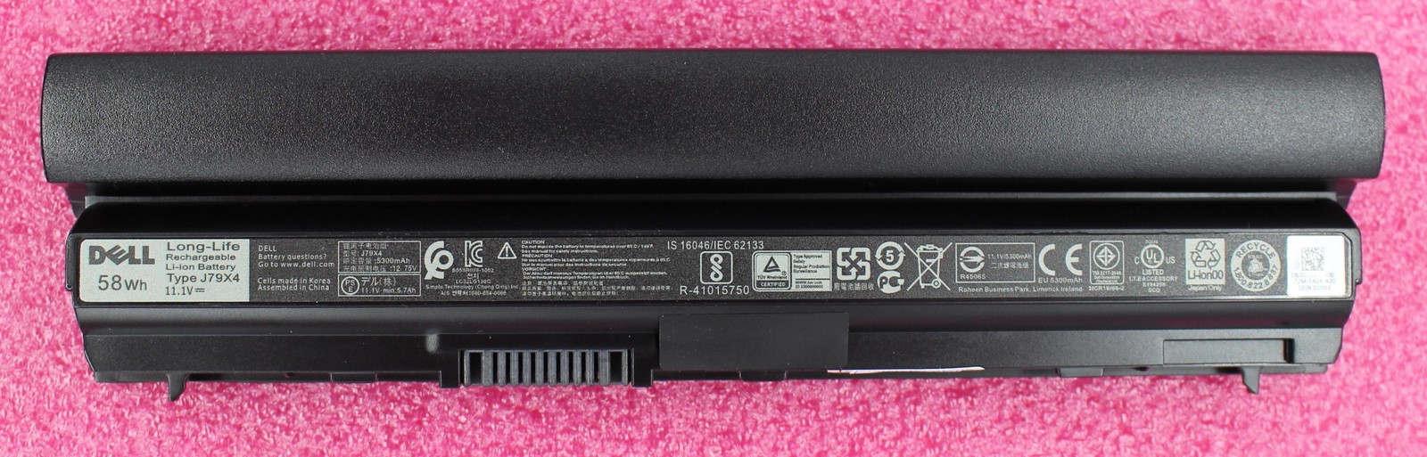 J79X4 - Dell Latitude E6320 58WH 6 Cell Battery