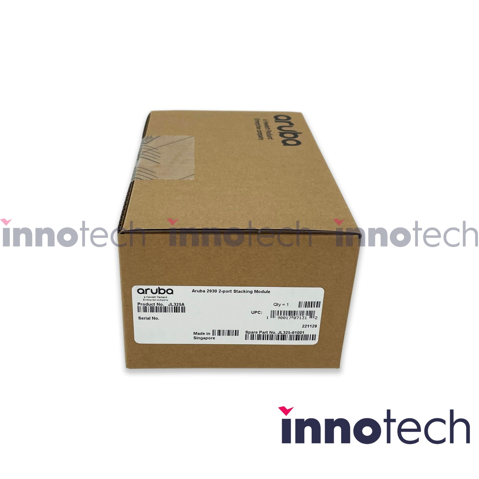 HP JL325A Aruba 2930 2-Port Stacking Module New Sealed