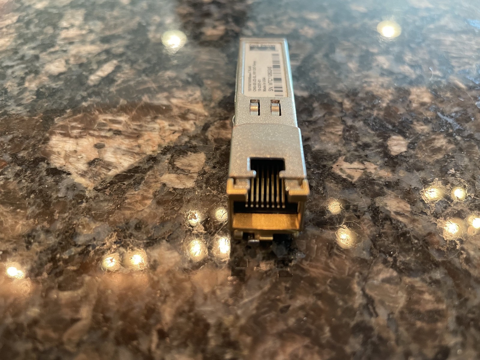 Cisco ONS-SE-ZE-EL SFP -10/100/1000 Ethernet BASE-T Multirate RJ-45