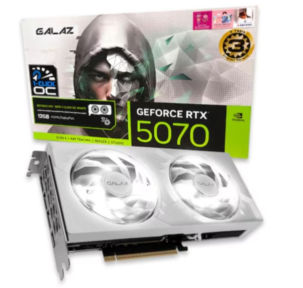 [GALAX] Galaxy GALAZ GeForce RTX 5070 WHITE OC D7 12GB / Express