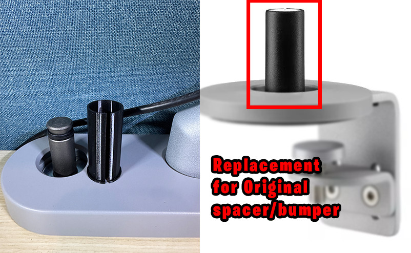 REPLACEMENT CBS Colebrook Bosson Saunders Herman Miller Flo Split C-Clamp Bumper