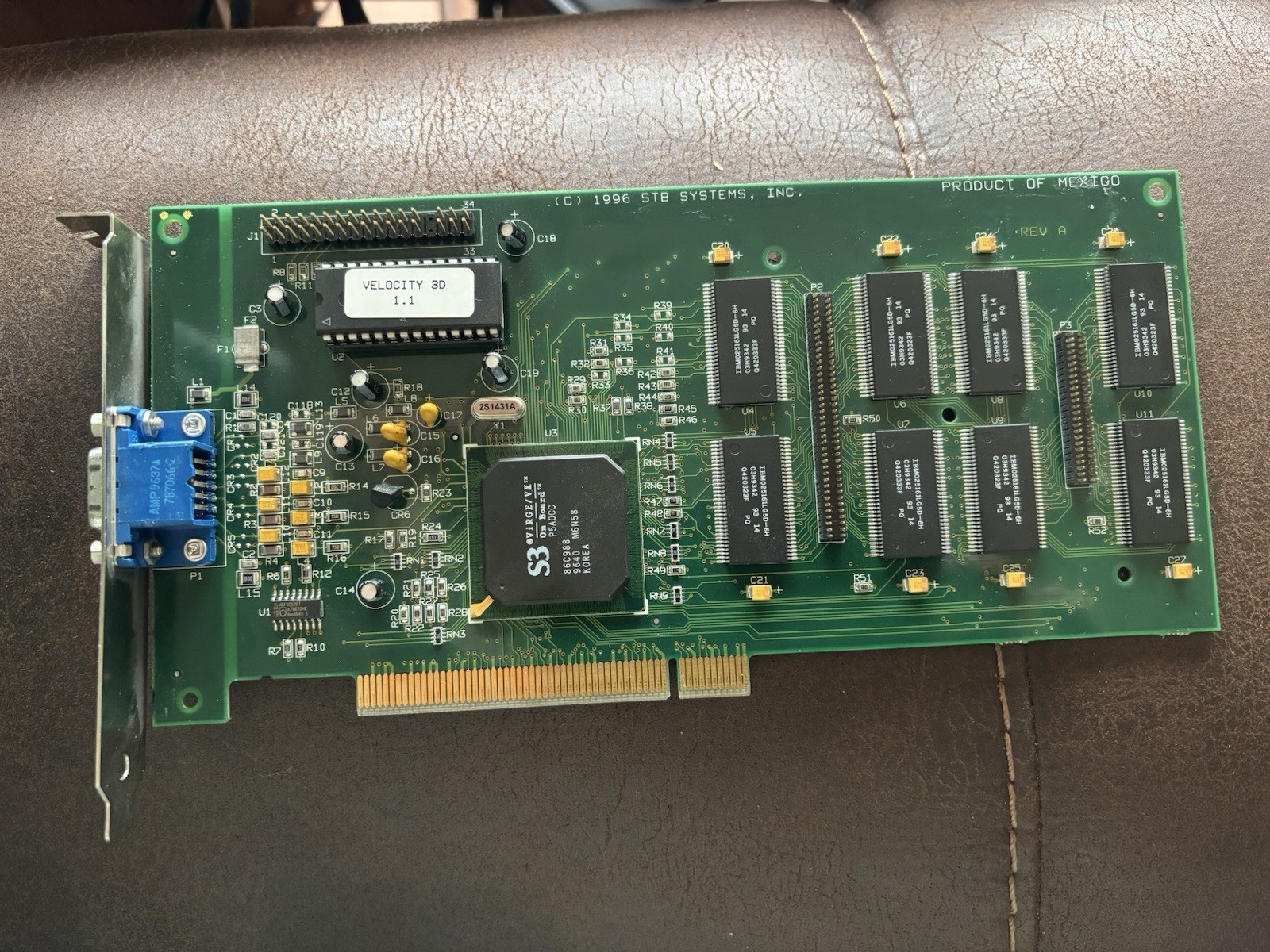 STB Systems Velocity 3D S3 ViRGE/VX PCI VGA Graphics Card 4MB **  TESTED **