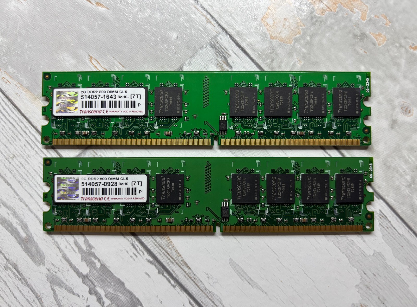Transcend 4GB (2x2GB) DDR2 800 PC2-6400 CL5 Desktop RAM Tested