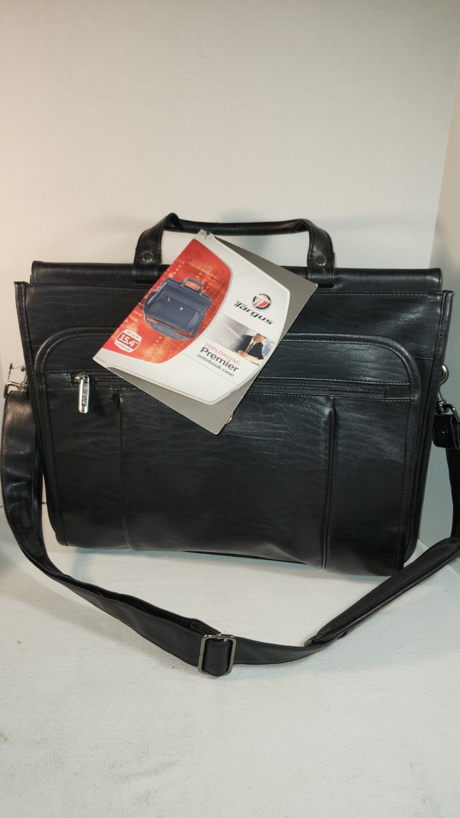 TARGUS LAPTOP/BREIFCASE/ TOPLOADING PREMIER FITS UP TO15.4 NOTEBOOK BLACK NWT