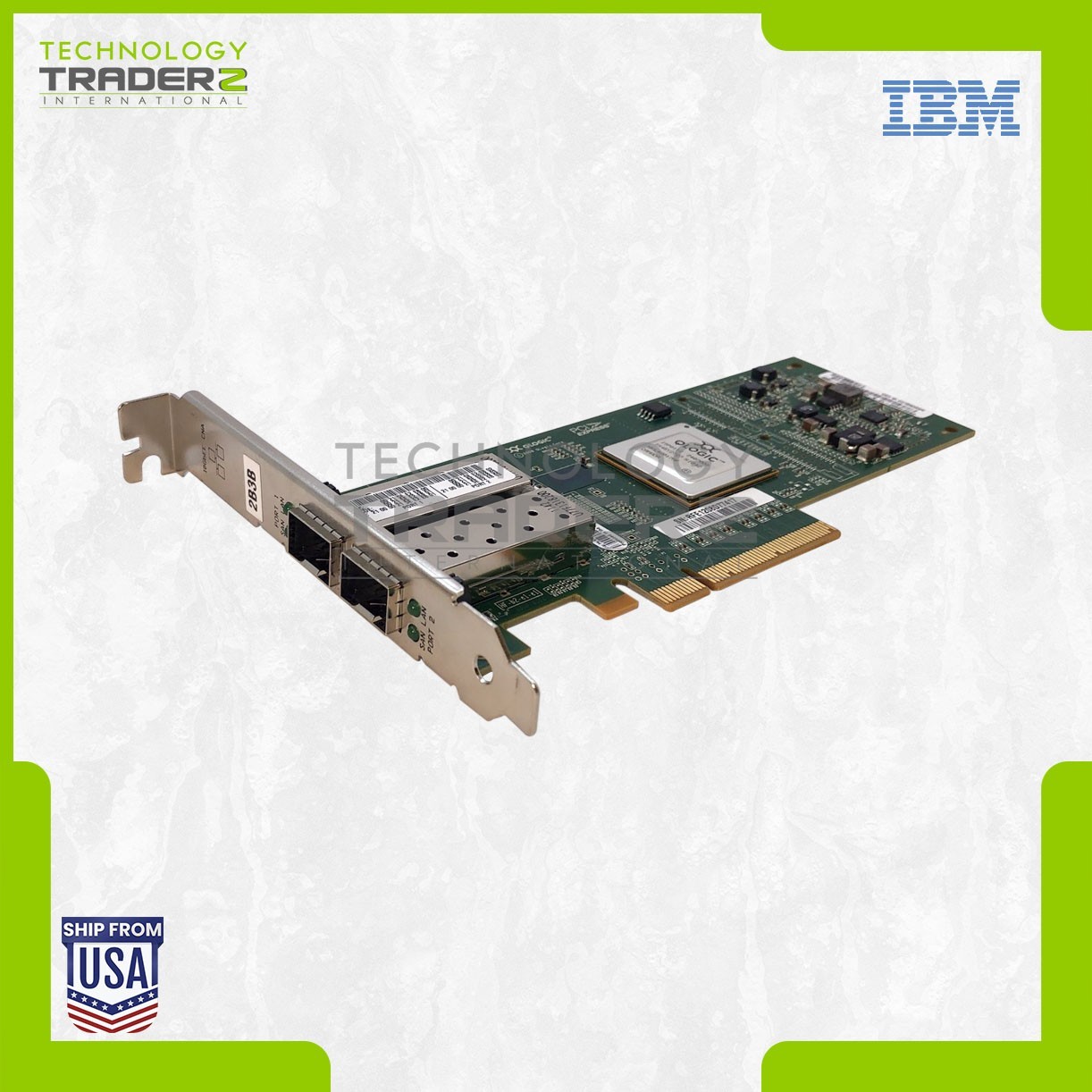 46K8088 IBM 10Gbps Dual Port PCIe x8 FCoE Ethernet Adapter QLE8142-SR-IBM