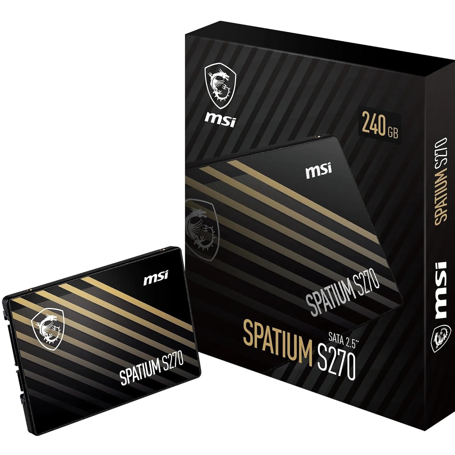 MSI SPATIUM S270 SATA III 2.5" 240GB Internal Solid State Drive (SSD) 3D NAND