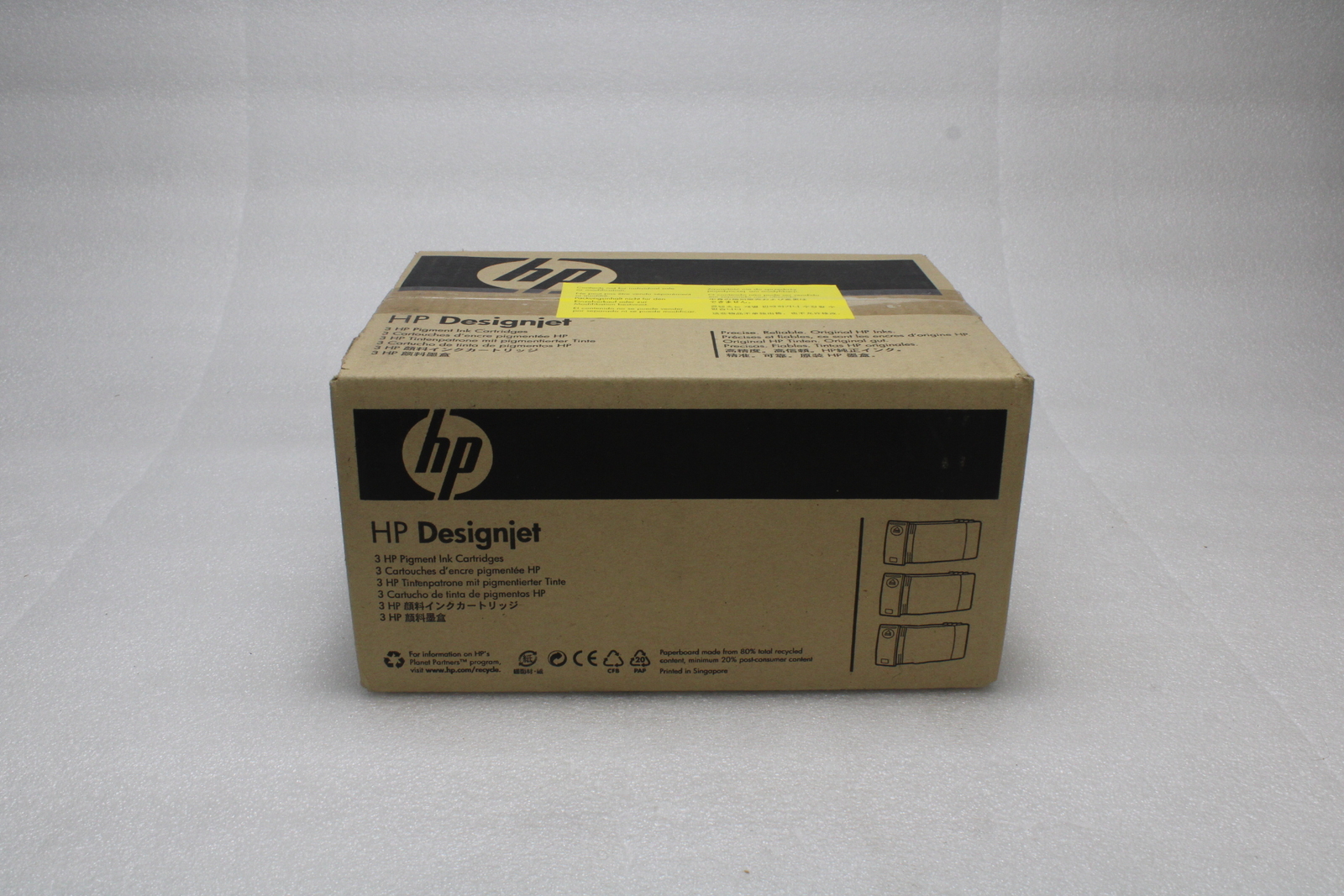New In Box Genuine OEM HP Multi Pack (3) Matt Black 775 C9480A Ink Cartridge 91