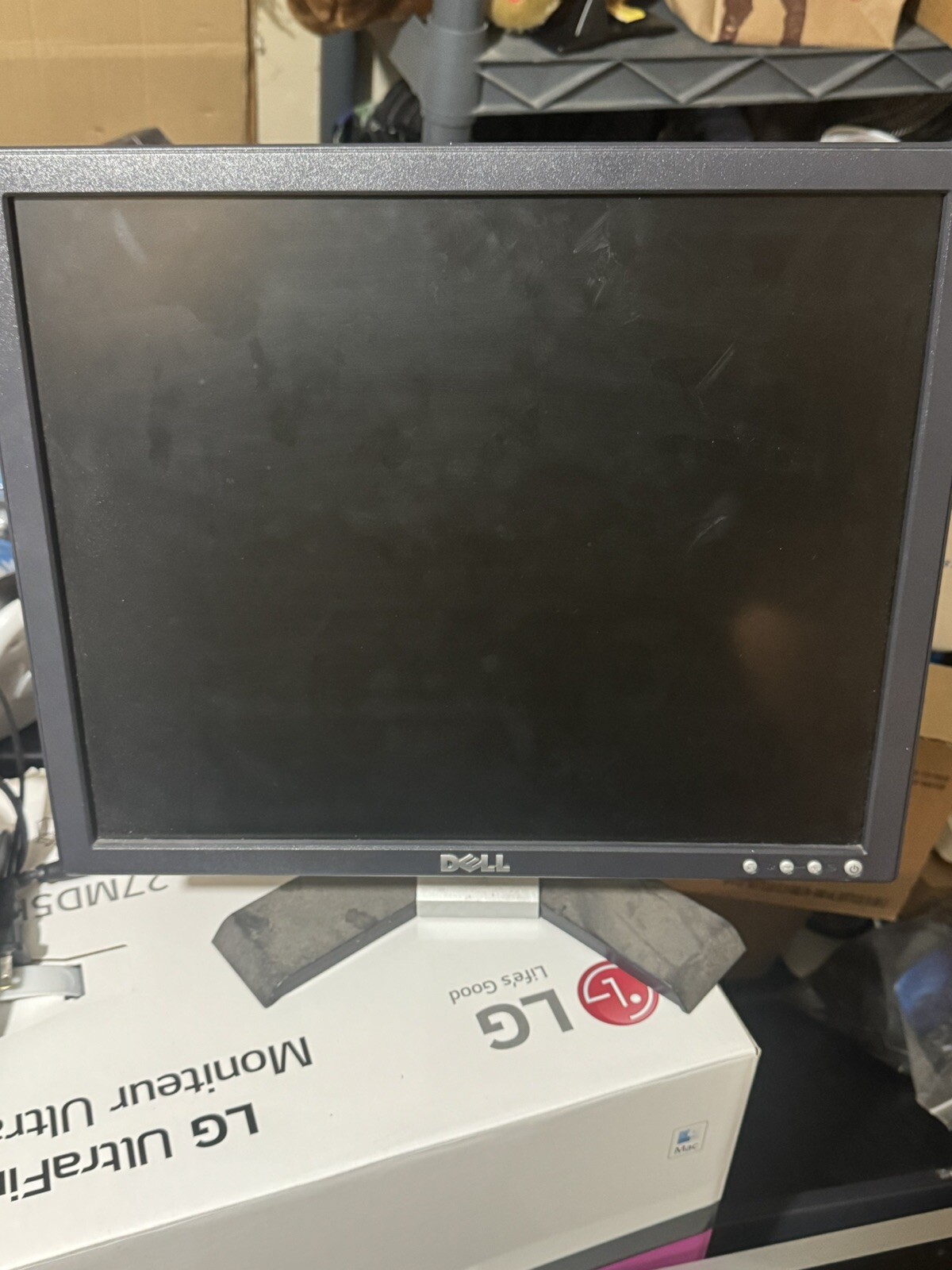 Dell E176FPF Flat Screen Computer Monitor 17 Inch Vintage Display