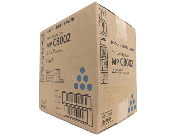 Genuine Ricoh 842086 Sealed Box Cyan Toner Cartridge We Ship Fast