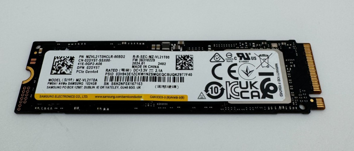 Samsung PM9A1 1TB M.2 NVMe PCIe Internal SSD MZ-VL21T00 1TB 100% Health #2