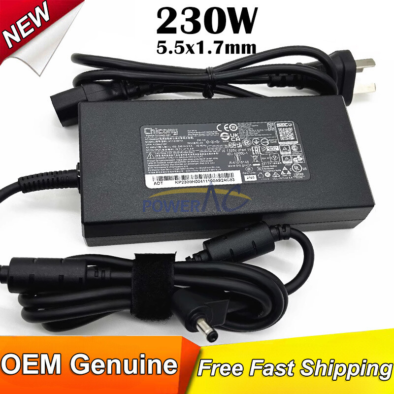 Genuine 230W 180W AC Adapter for Acer Predator Helios 300 PH315-52-7166 Charger