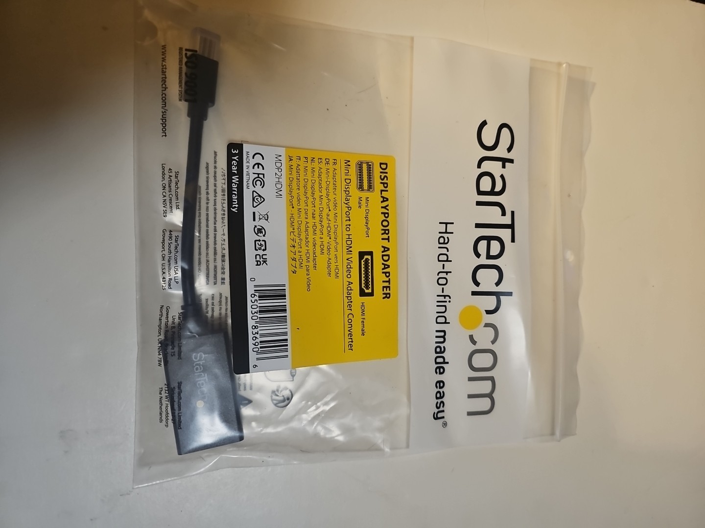 StarTech Mini Display Port to HDMI Video  Adapter Converter 🔥NEW🔥MDP2HDMI
