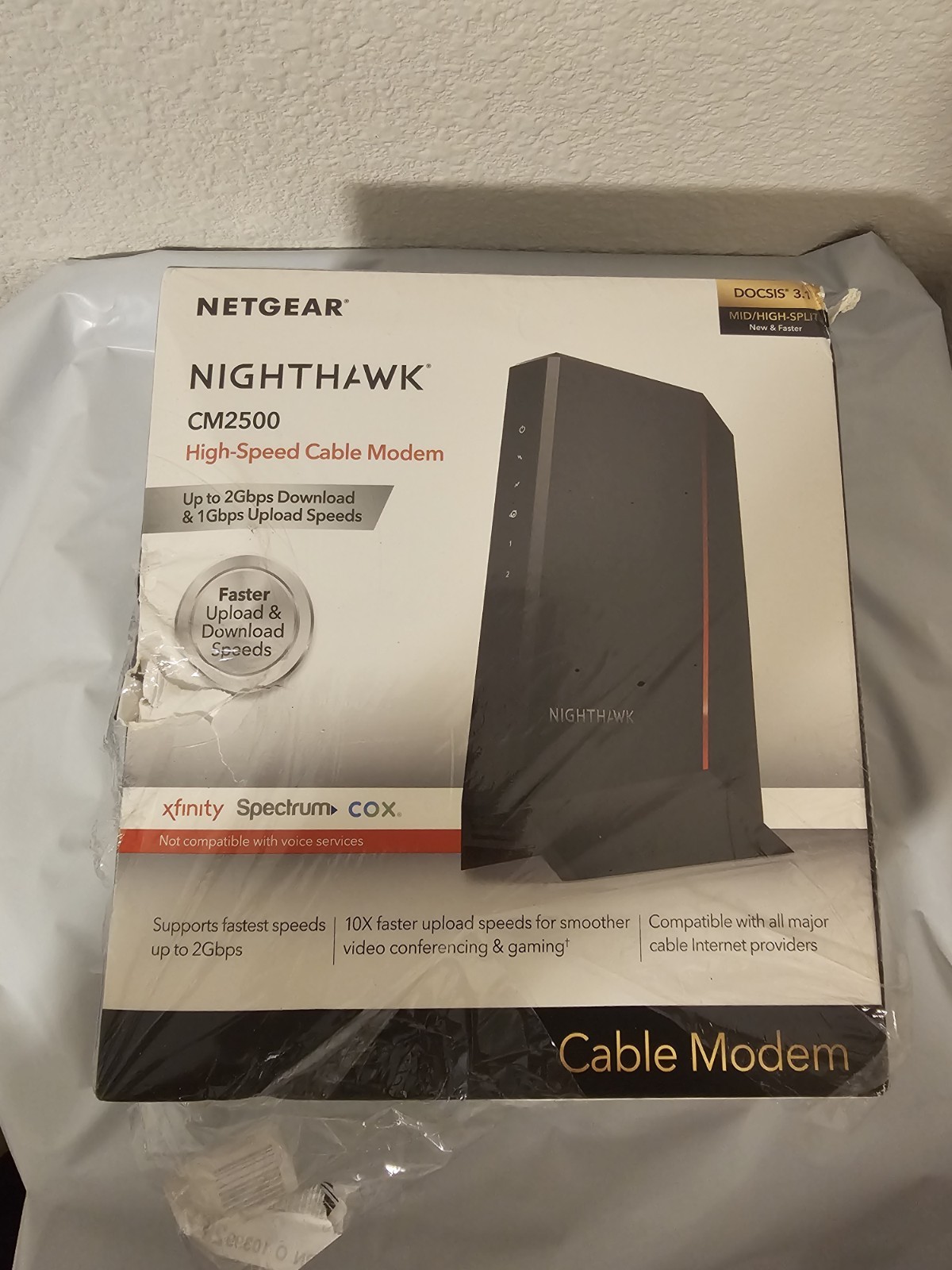 NETGEAR Nighthawk CM2500 DOCSIS 3.1 Cable Modem