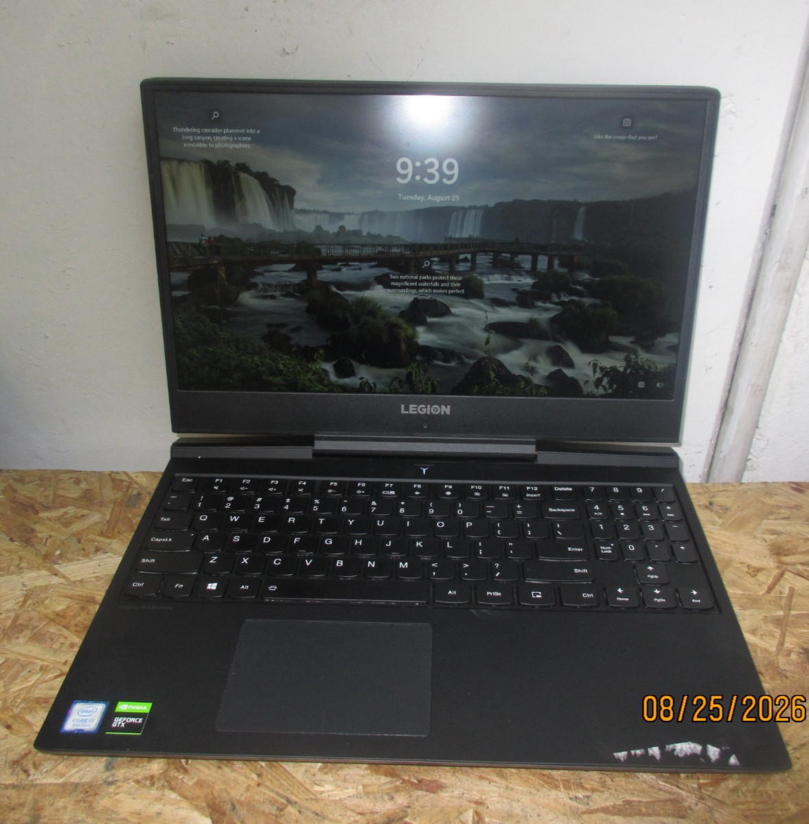 Lenovo Legion Y545 PG0 15.6" i7-9TH @ 2.6GHz 16GB RAM 1TB 256GB SSD GeForce GTX.