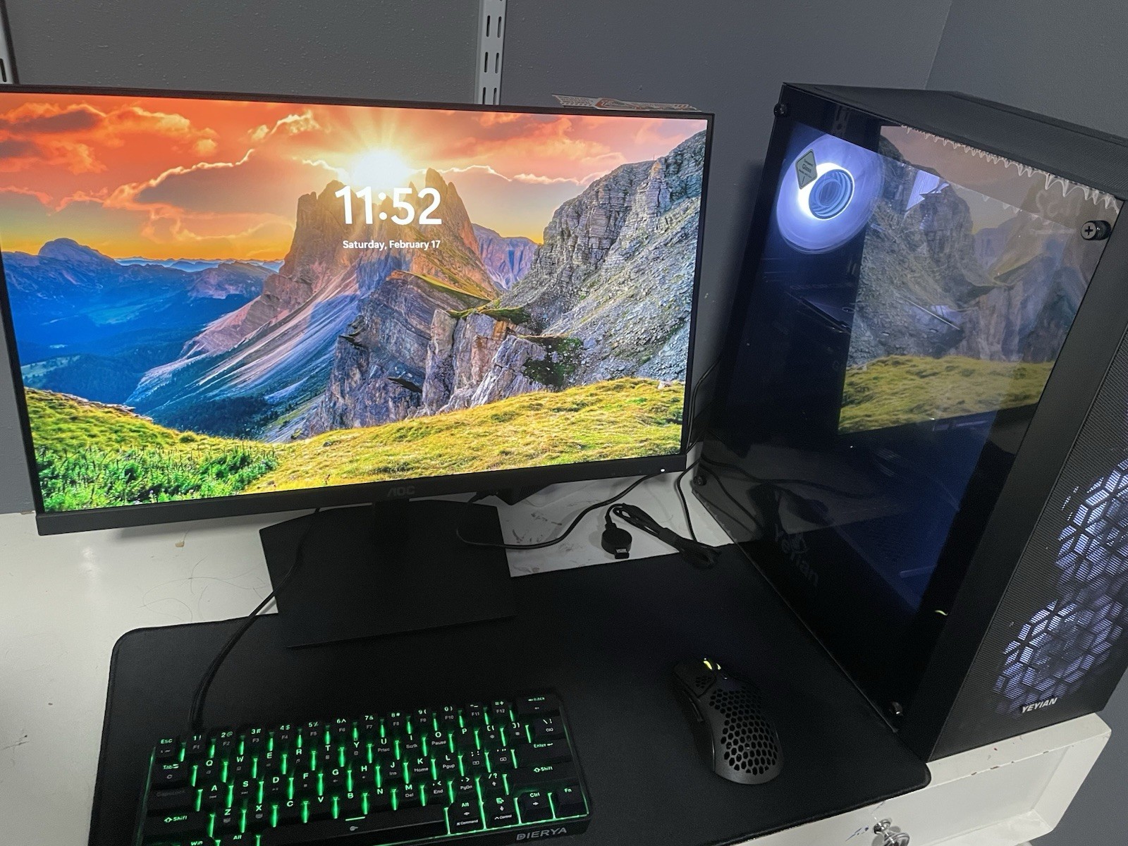 Yeyian Yumi Gaming PC Desktop INTEL Core i5 12400F, Nvidia RTX 4060, 1TB NVMe