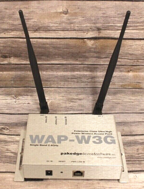 Pakedge WAP-W3G WiFi Access Point -TESTED- WORKS GREAT-USED CONDITION