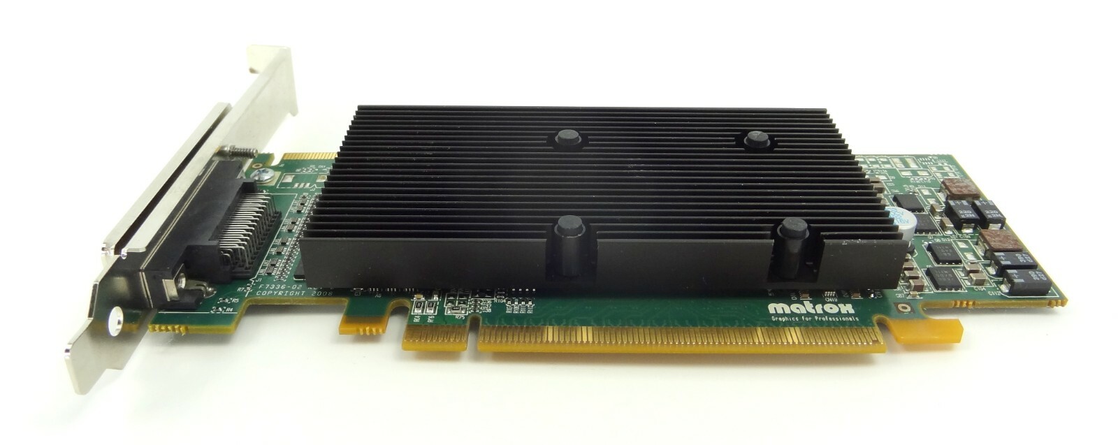 M9140-E512LAF Matrox M9140 512MB GDDR2 PCI Express x16 4x DVI Workstation Video 
