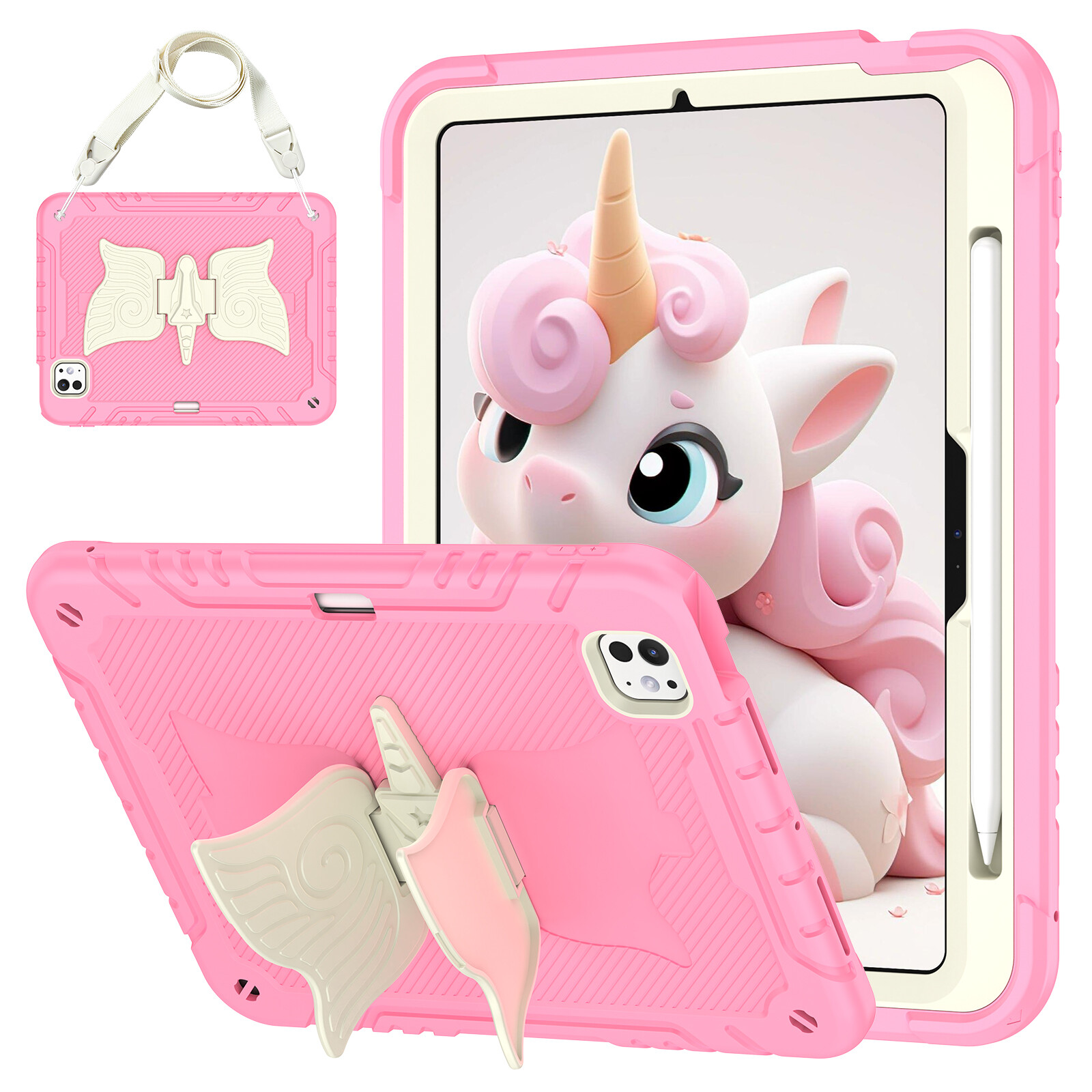 Kids-Proof Stand Case Cover For iPad 7th 8th 9th 10th 11th A16 Gen Pro Air 11"