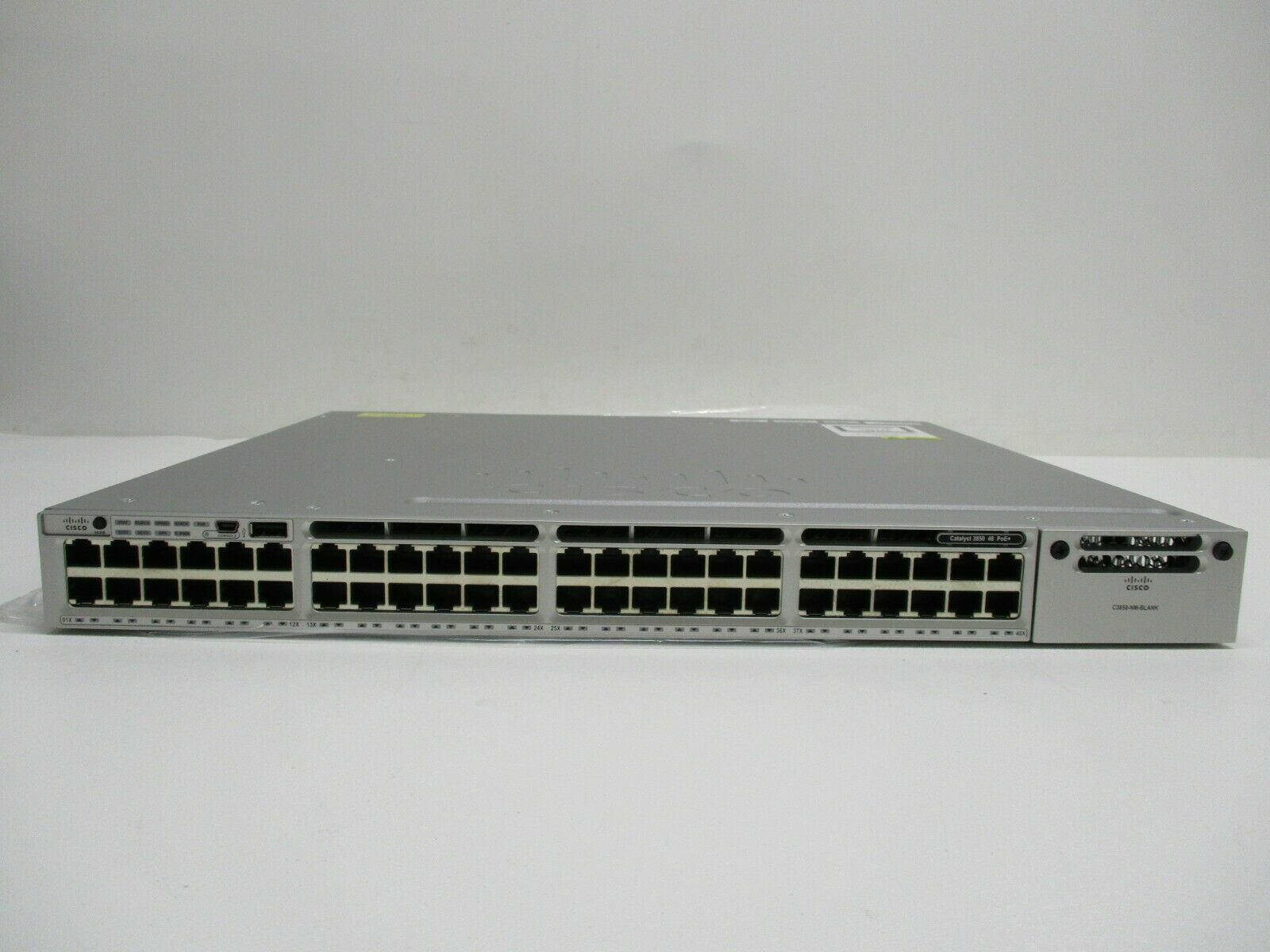 Cisco Catalyst WS-C3850-48P-E Switch 48 Port Gigabit PoE+ 715W - 1 Year Warranty