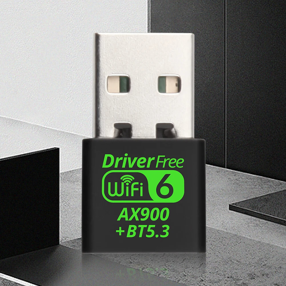 Dual Band Mini USB Wifi 6 AX900M 802.11AX Wifi Bluetooth Dongle for PC Win 10/11