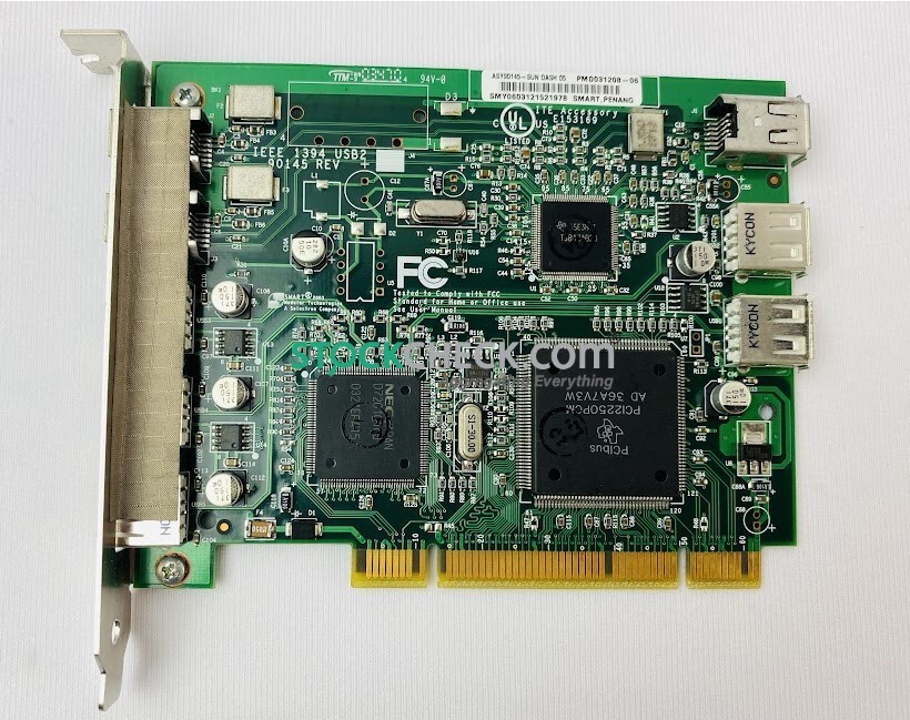 Smart Modular Technologies 375-3140-05  ASY90145-SUNDASH05 USB Firewire PCI Card