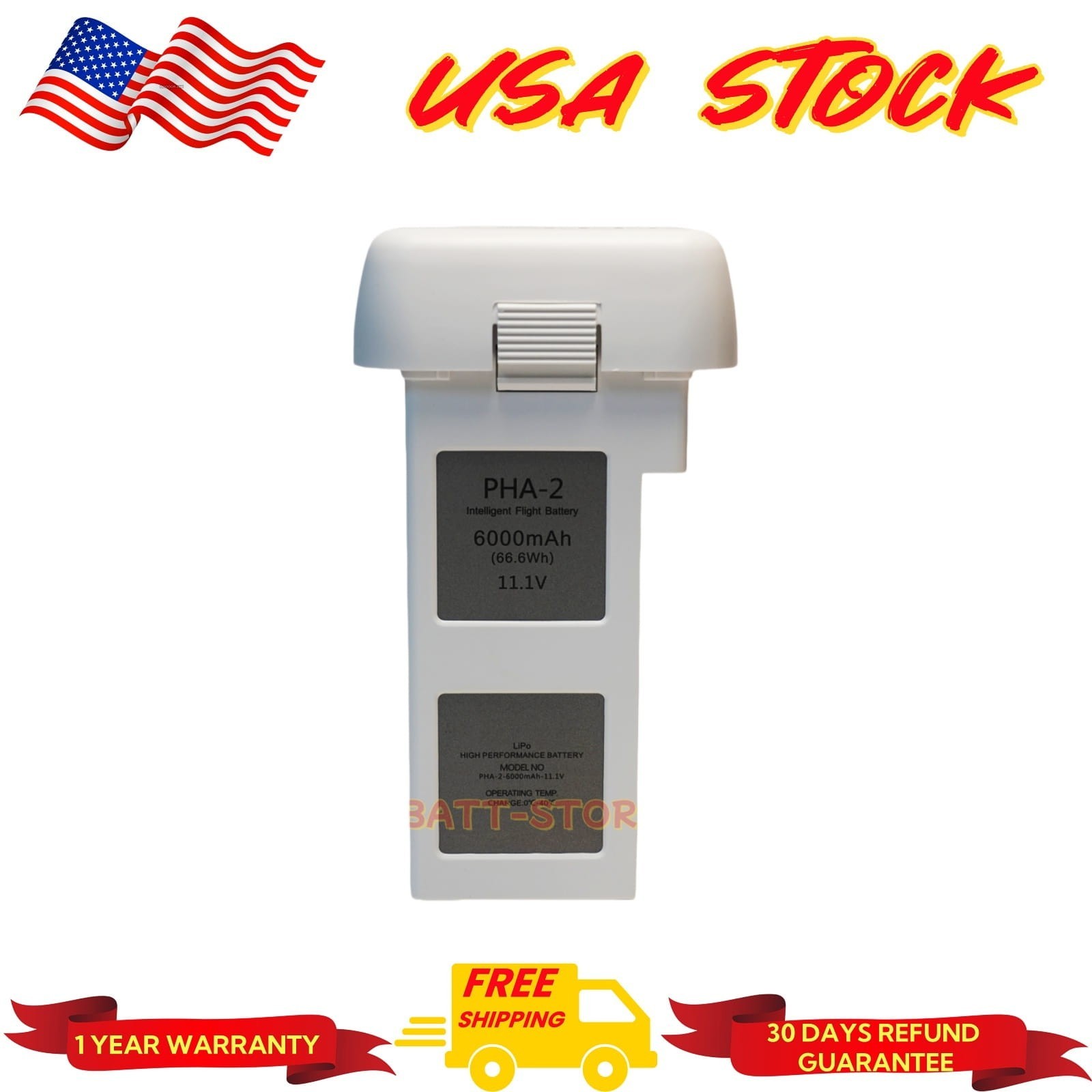 66.6Wh 11.1V New Replacement Battery For DJI Phantom 2 Series RC Drone