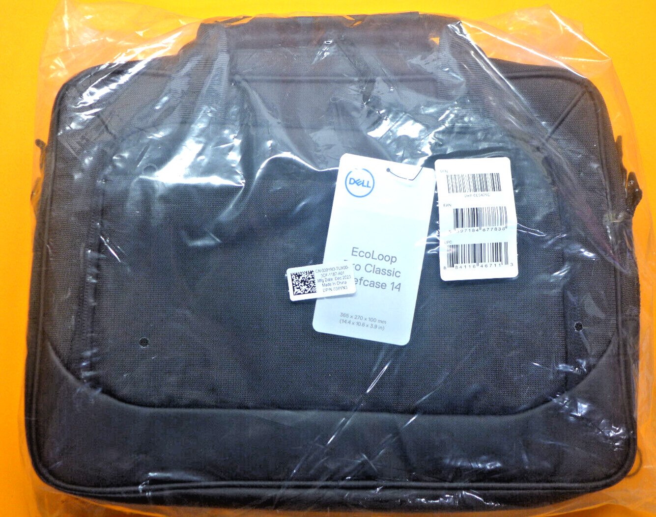 New Dell DELL-CC5425C EcoLoop Pro Carrying Case Briefcase for 14" Notebook 39YN3