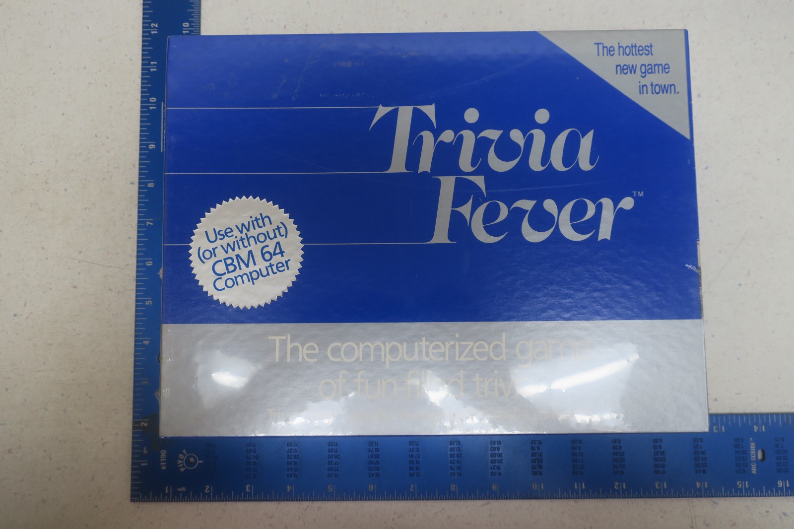 NEW SEALED Trivia Fever Board Game 1984 Computerized CBM 64 Vintage Retro
