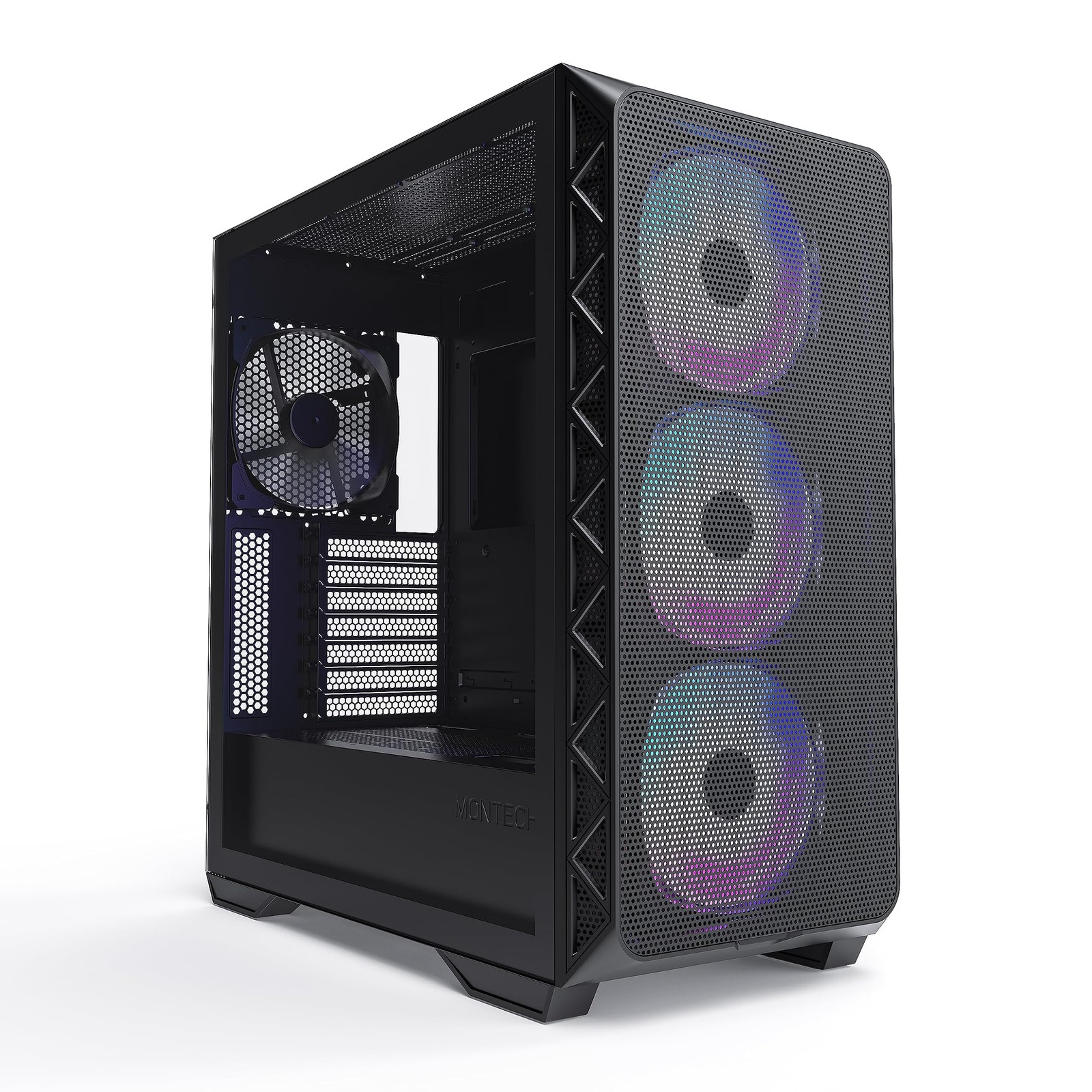 MONTECH AIR 903 MAX High-Airflow E-ATX Mid-Tower PC Case, 4 Fans, Black