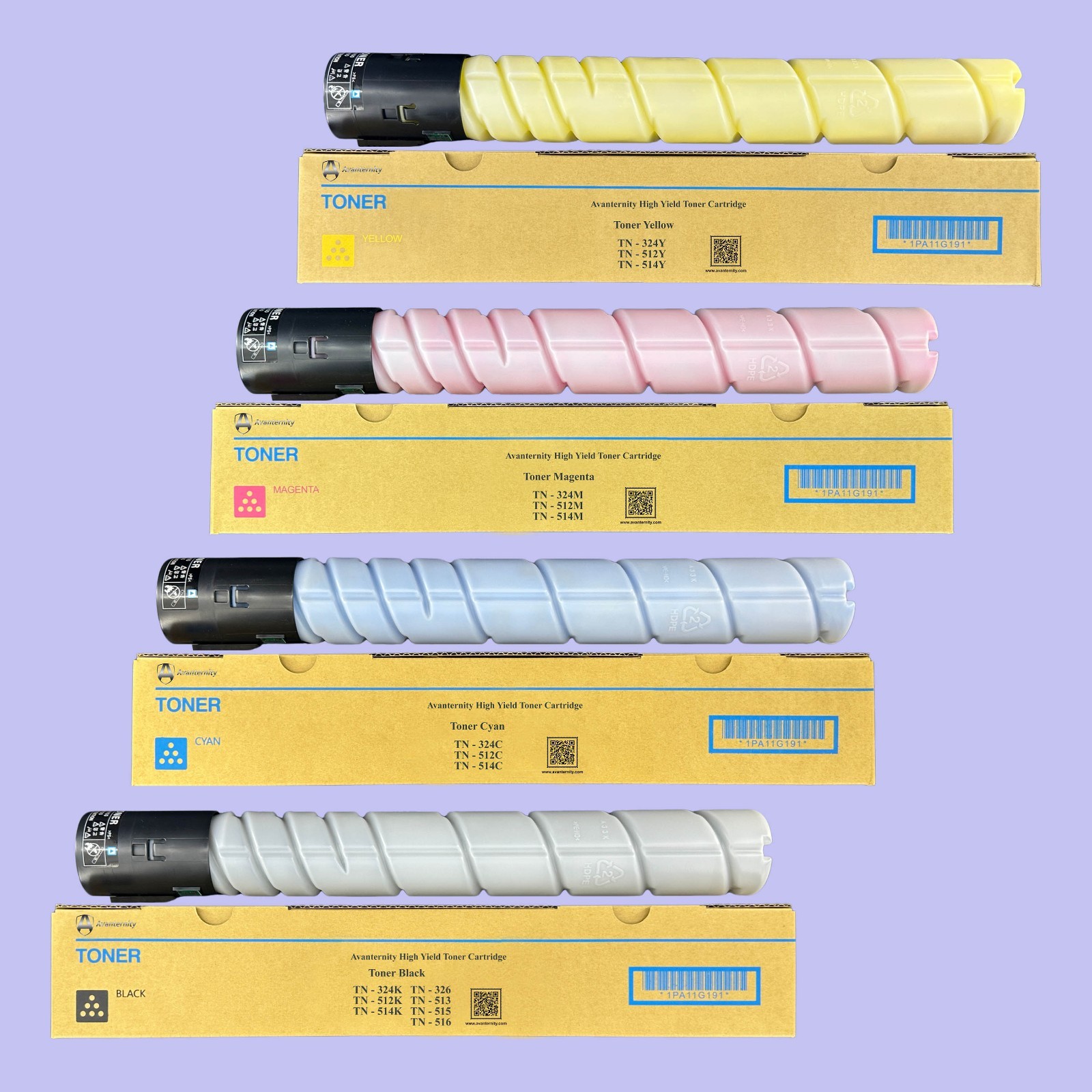 Compatible Konica Minolta TN514 Toner, Use for Bizhub C458, C558, C658 Printer