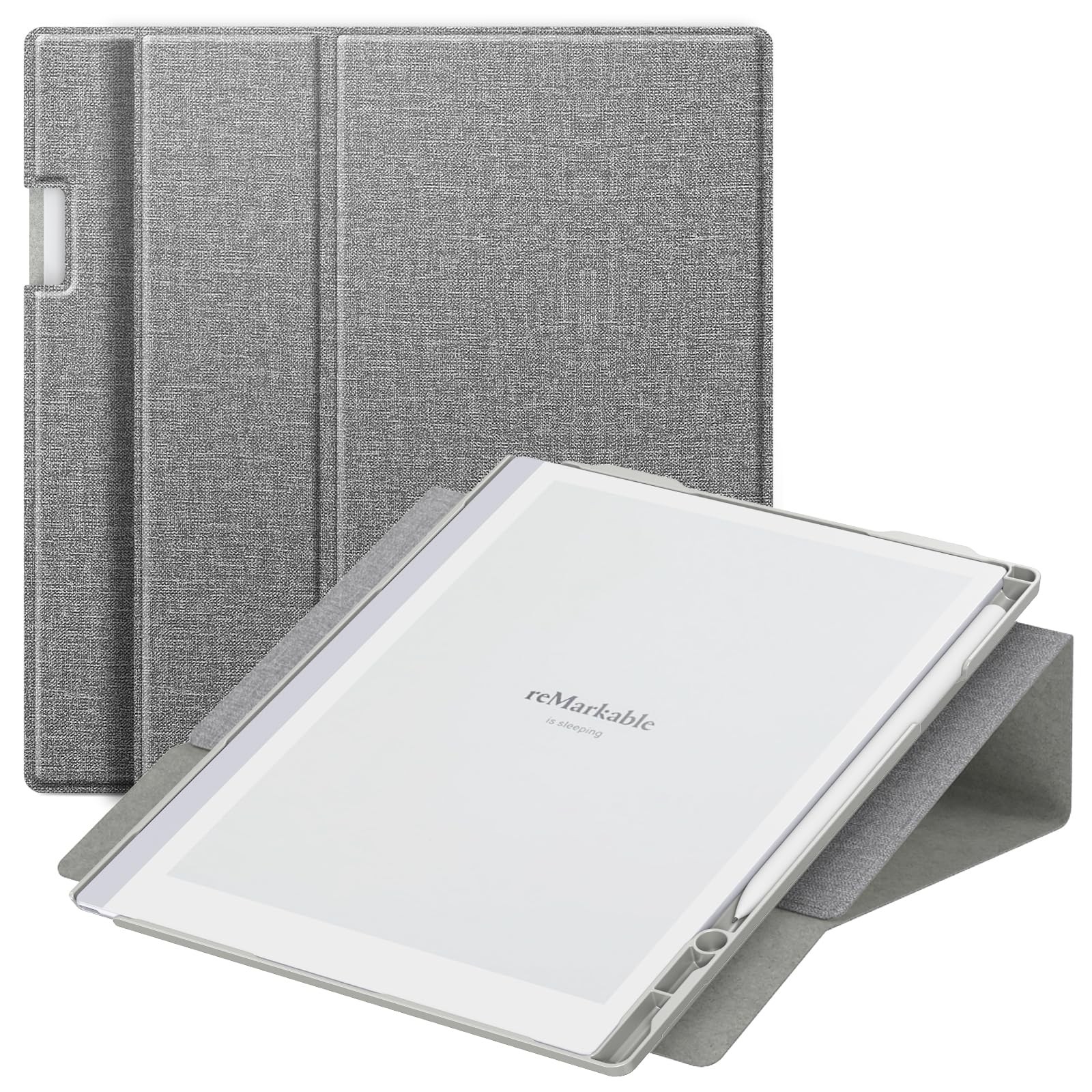 NET-CASE Case for Remarkable 2 - Multi-Viewing Adjustable Folding Book Folio ...
