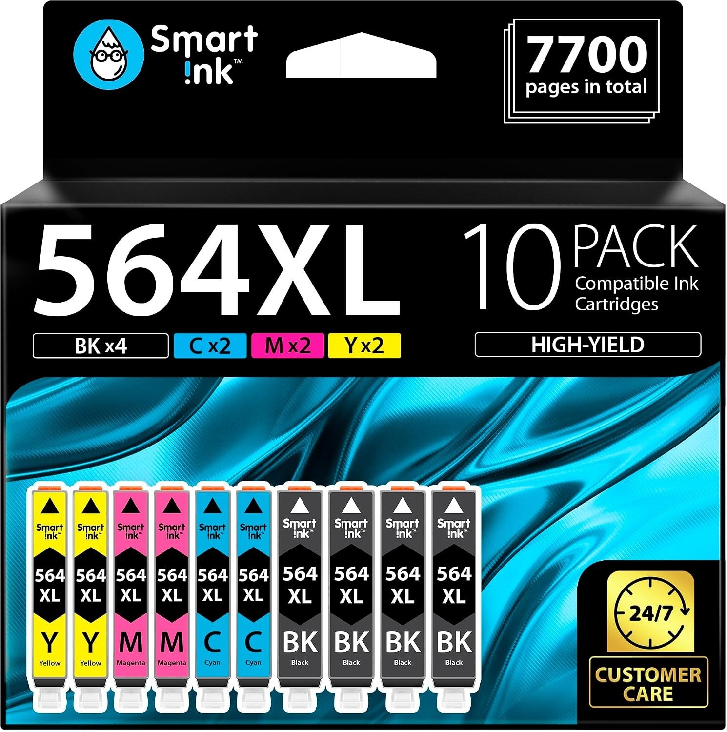 Smart Ink Cartridges Replacement for HP 564 XL