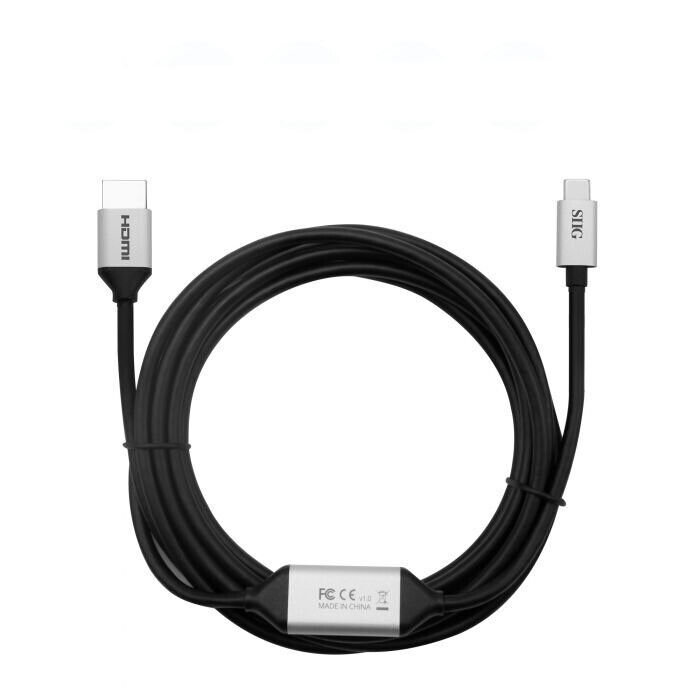 SIIG 3M USB Type C to 4K HDMI Active Cable | Thunderbolt 3 Compatible